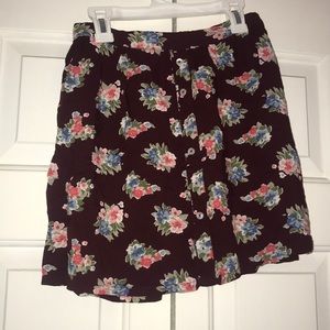 Hollister button up skirt.